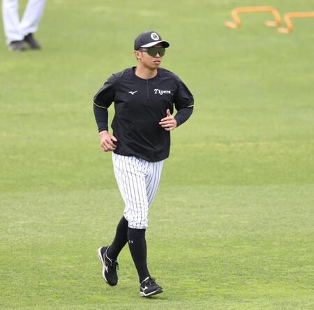 　１軍に合流した島田（撮影・中田匡峻）