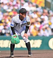 　４回、茂木に先制打を許した伊原（撮影・西田忠信）