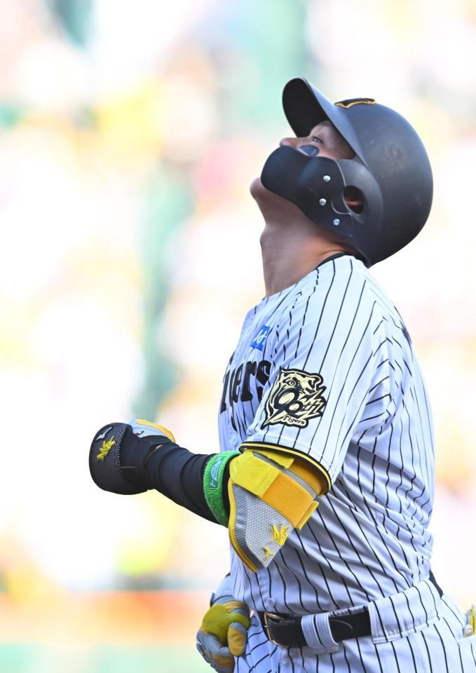 　７回、二ゴロに倒れた森下（撮影・西田忠信）