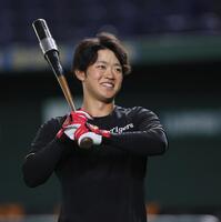 将来有望‼️阪神　中川選手実使用バット 将来有望‼️阪神 中川選手実使用バット プロ初スタメンの阪神