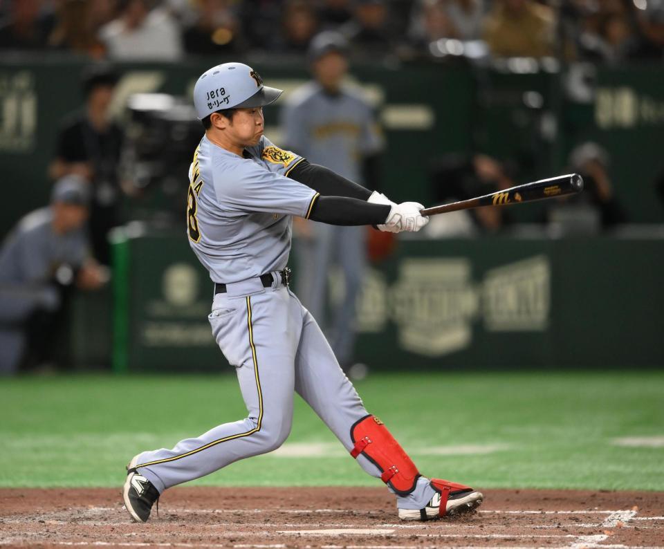 中川勇斗をプロ初スタメンに抜てきした阪神・藤川監督 プロ初