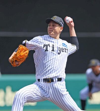 　先発し、力投する大竹（撮影・北村雅宏）