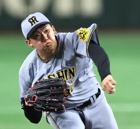 　先発し投げ込む門別（撮影・田中太一）