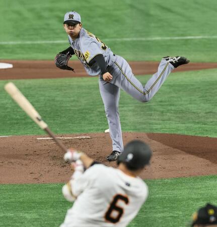 　２回、坂本を打ち取る門別（撮影・田中太一）