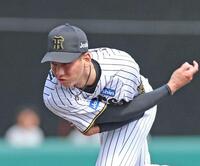 　６回から登板し、２イニングを無失点に抑える好投を見せた今朝丸（撮影・北村雅宏）