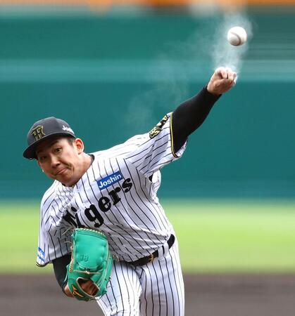 　先発し力投する伊原（撮影・山口登）