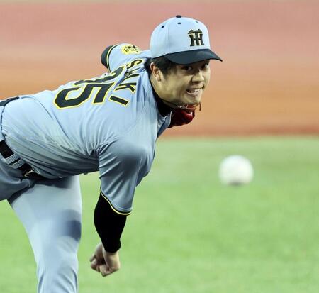 先発し、投げ込む才木（撮影・田中太一）