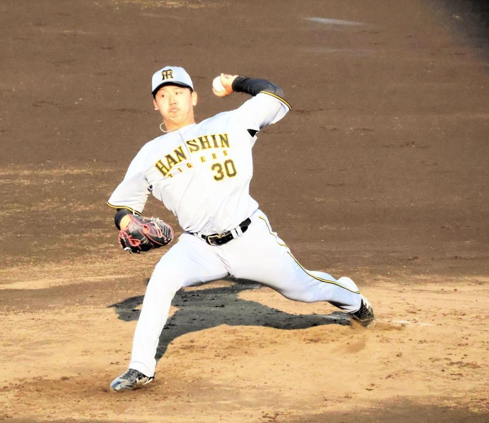 　力投した先発の門別