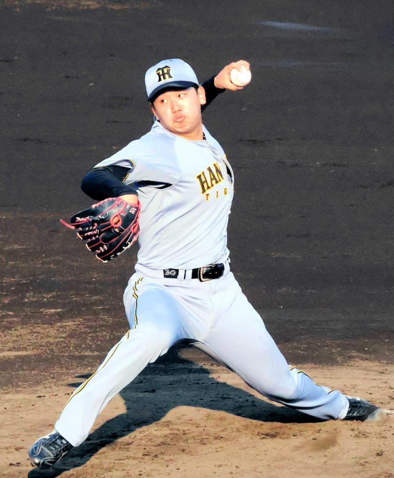 　先発し力投する門別（撮影・滋野航太）