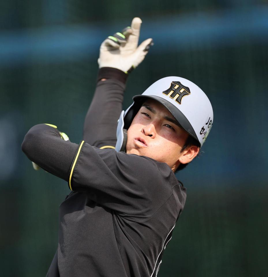 　トレーニングをする高寺（撮影・田中太一）