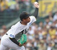 　先発し力投する伊原（撮影・北村雅宏）