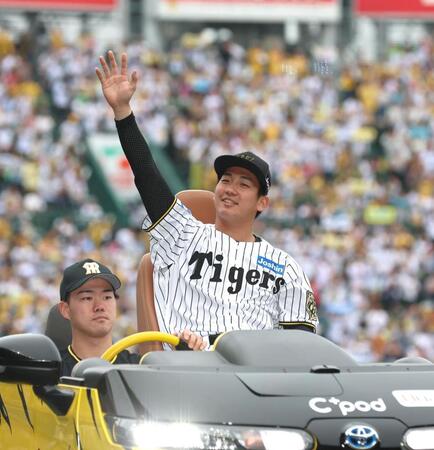 阪神・ドラ１伊原　自慢は「足が速かった」　新人合同自主トレ恒例３０００メートル走もぶっちぎり　大きな土台となった走り込み