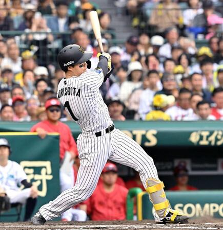 阪神・森下　意地のＶ撃「本当に迷惑をかけていた」６戦ぶり打点が千金打　攻守で同学年・ドラ１伊原を援護