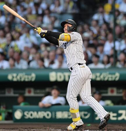 阪神・森下翔太が初回に先制7号2ラン/阪神タイガース/デイリー