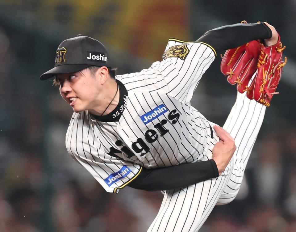 先発し、力投する才木（撮影・北村雅宏）