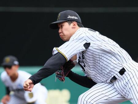 　オリックス打線を相手に力投する門別（撮影・立川洋一郎）