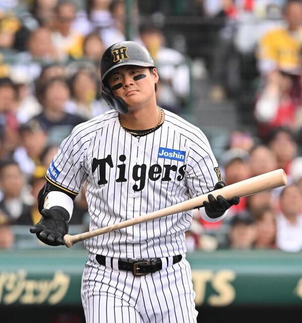 阪神 前川右京が2軍練習に合流 今季初の2軍降格へ 21日の巨人戦で