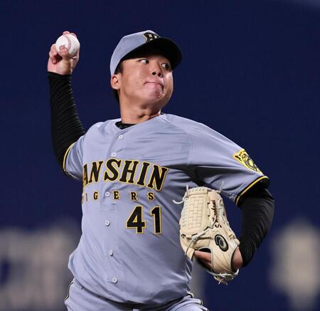 　先発し、投げ込む村上（撮影・田中太一）