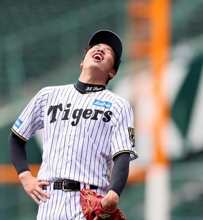 　練習中に声を出す才木（撮影・北村雅宏）