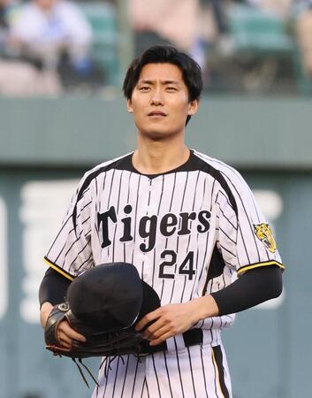 【写真】ファーストピッチに元阪神・横田慎太郎さん役の俳優 背番号「24」で122キロの圧巻投球