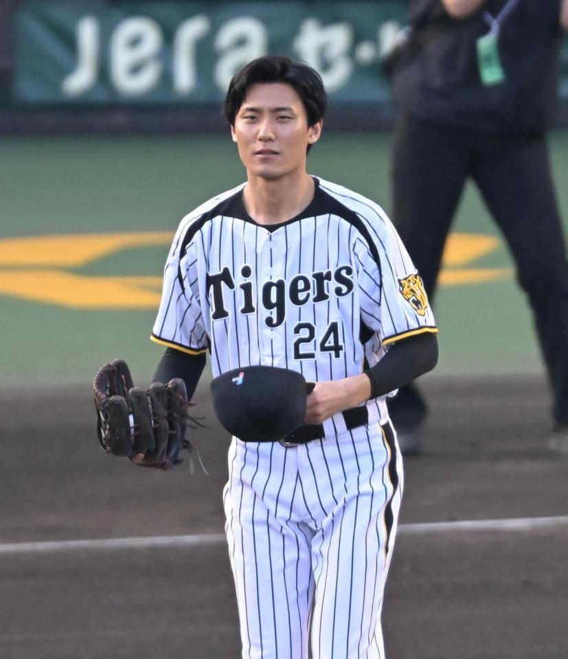 阪神 ファーストピッチに元阪神・横田慎太郎さん役の俳優 背番号