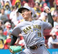 　先発し、力投する伊原（撮影・市尻達拡）