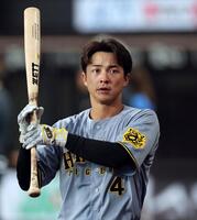 　スタメン出場する熊谷（撮影・田中太一）