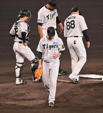 阪神 大竹は六回途中75球で降板 2つ目の死球を与えたところで藤川監督が早めの決断 紅林に先制2ラン浴びる