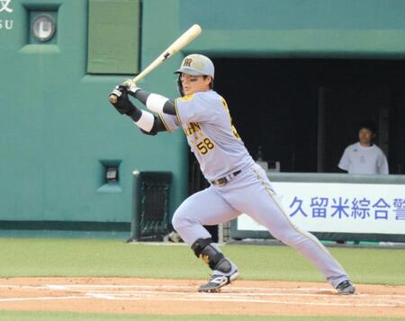 　初回に左前打を放った前川