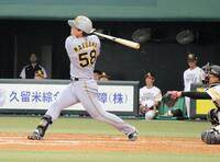 　６試合連続安打を放った前川