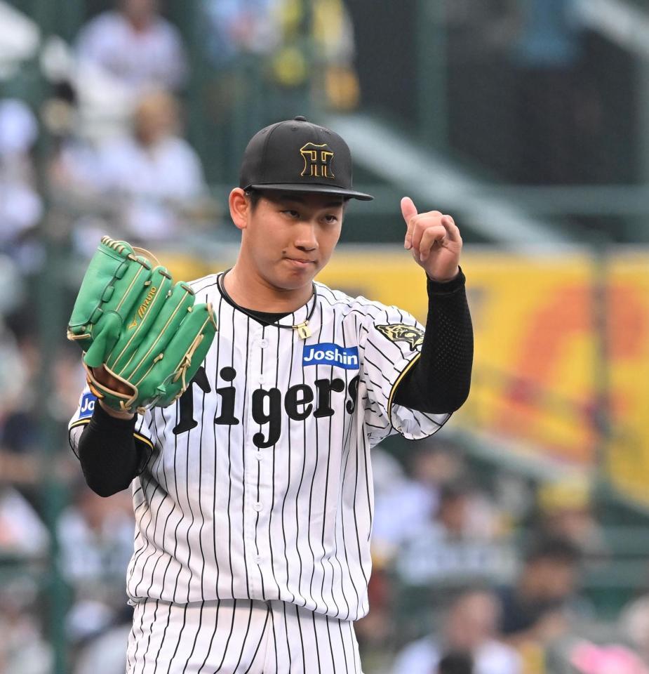 　２回、紅林を三振に仕留めた伊原（撮影・西田忠信）