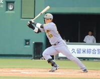 　初回に左前打を放った前川