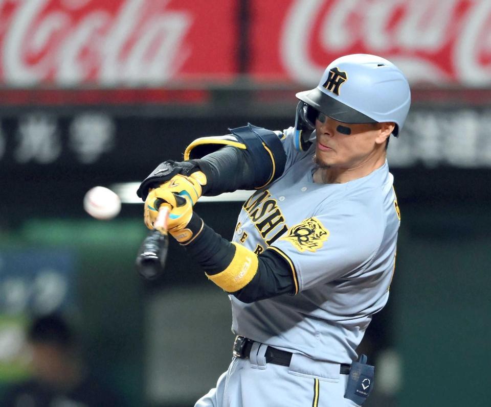 佐藤様 阪神・佐藤輝“伝説”誕生の地で再び豪弾18号 成長の証し「一発で