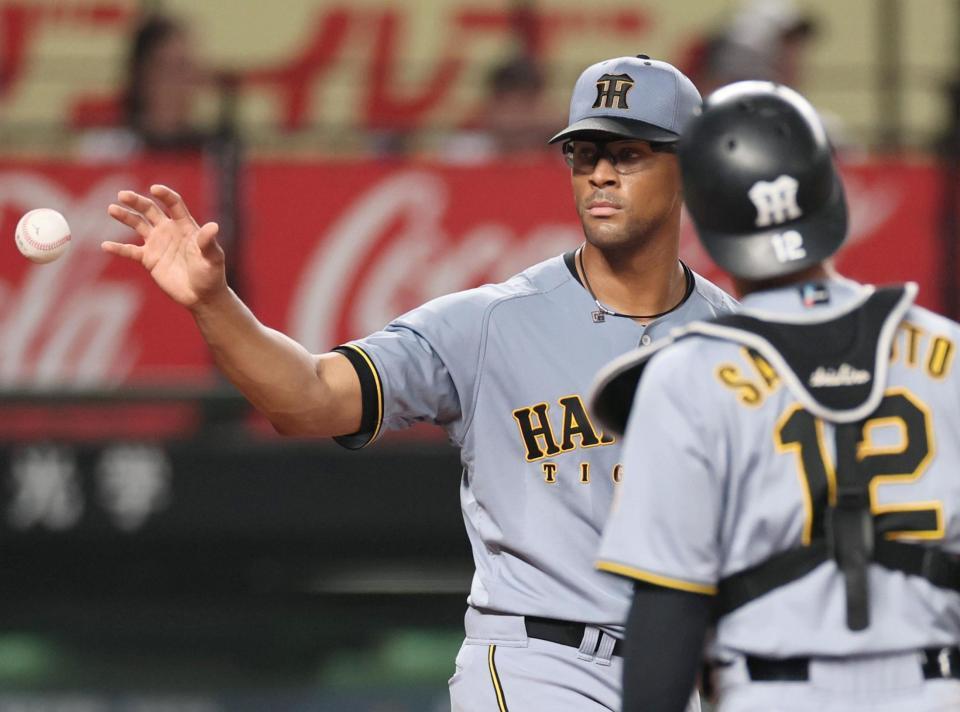 　２回に追加点を許したデュプランティエ（撮影・田中太一）