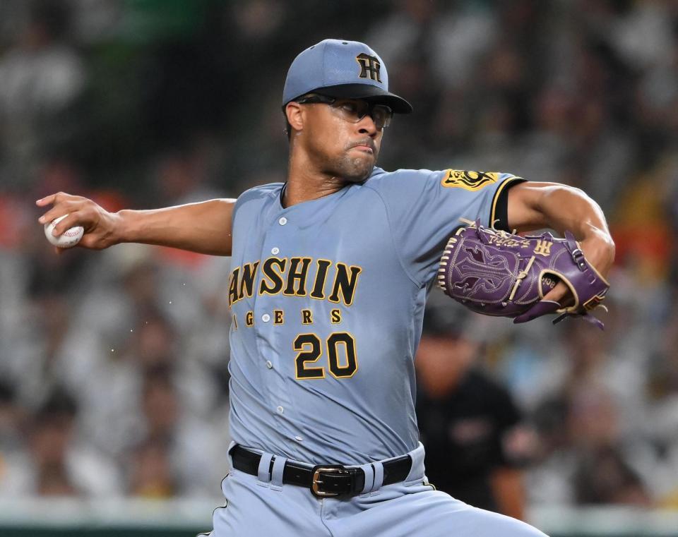 　西武戦に先発したデュプランティエ（撮影・堀内翔）