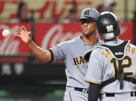 　２回に追加点を許したデュプランティエ（撮影・田中太一）