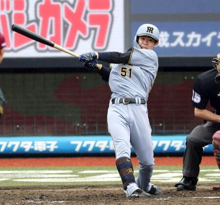 　４回、中前打の中野