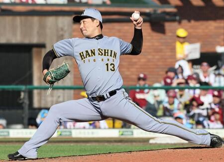 　回またぎで好投した岩崎（撮影・田中太一）