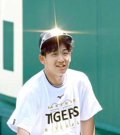 阪神・ドラ1伊原 野球脳-準備力-制球力 新人王へ成功のトライアングル 片山コーチが意識の高さ評価