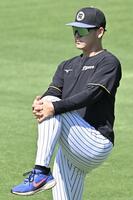 　１軍に合流した木下（撮影・西田忠信）