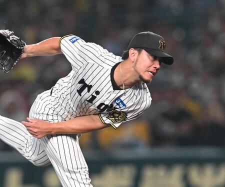 　６回１失点の粘投を見せた伊藤将（撮影・飯室逸平）