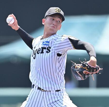 　力投する先発の今朝丸（撮影・西田忠信）