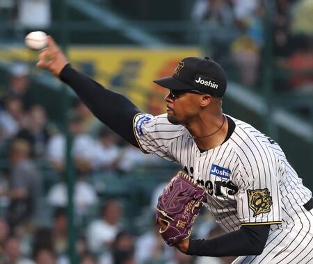 　先発し力投するデュプランティエ（撮影・北村雅宏）