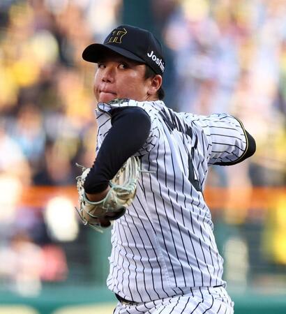 　先発し力投する村上（撮影・山口登）