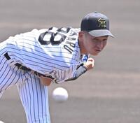 　力投する先発の今朝丸（撮影・西田忠信）