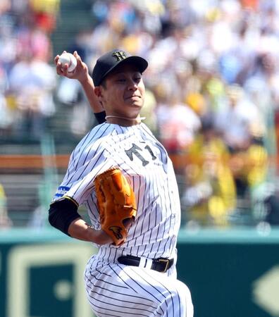 　先発し力投する大竹（撮影・山口登）