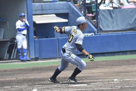 阪神・井坪　フォーム修正で復調兆し「ミートポイントを前に」中日・柳撃ち、１１戦ぶりマルチ