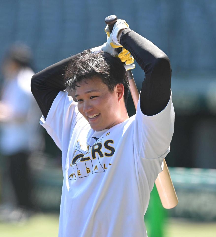 　勝負強い打撃でチームをけん引する森下