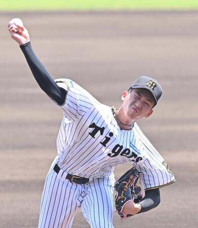 　力投する先発の今朝丸（撮影・西田忠信）