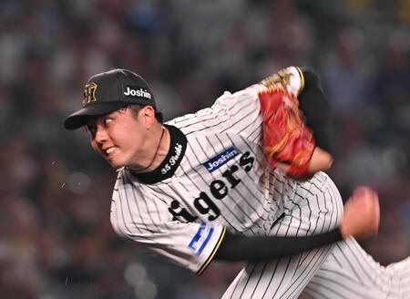 　力投する先発の才木（撮影・西田忠信）